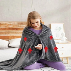 Електроковдра Плед із підігрівом (155*80) Electric Heating Shawl Blanket USB Prinsike-8974 фото