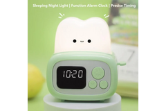 Настільний годинник тостер, дитячий будильник нічник Clock with night light PrintsPersii-8744 фото