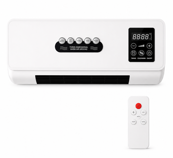 Настенный кондиционер Germatic Air MODKLI-B 1800 ватт/Настенный охладитель 2в1 горячий-холодный обдув + пульт ДК 56х20х12,5см OptDropTopD-M17323 фото