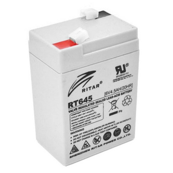 Акумуляторна батарея AGM Ritar RT645 6V 4.5Ah 2088-6V 4.5Ah фото