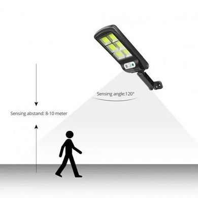 Вуличний ліхтар на сонячній батареї Solar Light BL BK120-6COB 00000064 фото
