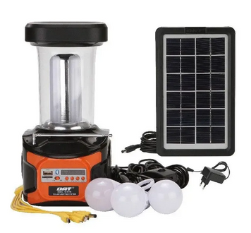 Портативна сонячна автономна система Solar Light DT-9016 панель похідний ліхтар павербанк Yakov-50958745012 фото