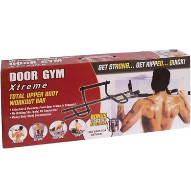 Домашний тренажер турник в дверной проем Door Gym Xtreme JumpexTopD-22040 фото