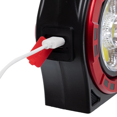 Мультифункциональный кемпинговый фонарь Hurry-bolt HB-6678C 20W с солнечной панелью и фукцией павербанка Yakov-5405402 фото
