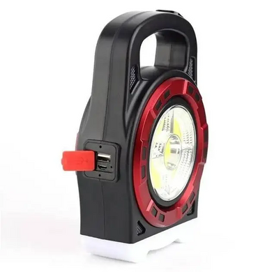 Мультифункциональный кемпинговый фонарь Hurry-bolt HB-6678C 20W с солнечной панелью и фукцией павербанка Yakov-5405402 фото
