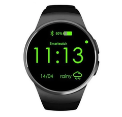 Смарт-годинник Smart Watch Kingwear KW18 black Matrix7-13668 фото