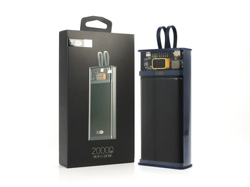 Зовнішній акумулятор (power bank) 20000 мАг 22,5 Вт KP KP-28 EuroMax-8585 фото