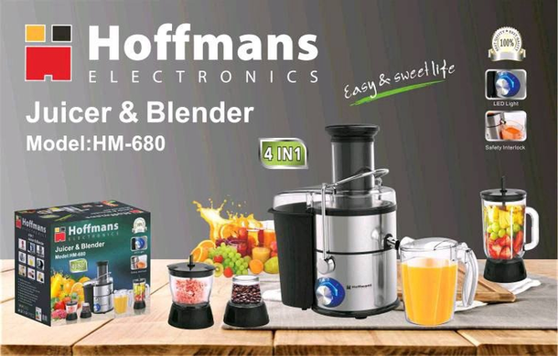 Соковитискач Hoffmans 4in1 1800W HM-680 MagnitoptTopD-11261 фото