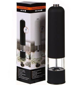 Электрическая мельница для специй Salt and Pepper MIlls Black VJ-7201 фото