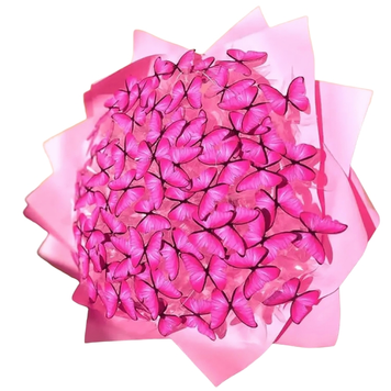 Букет з метеликів Bouquet of butterflies PINK GrantoptTopD-8650 фото