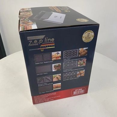 Сендвичница мультимейкер 7в1 Zepline ZP-806 2200w zp-806 фото
