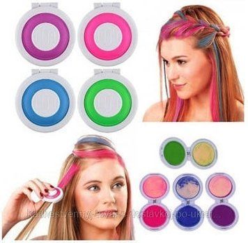 Цветные мелки для волос Hot Huez (Хот Хьюз) 4 цвета Grant-6420 фото