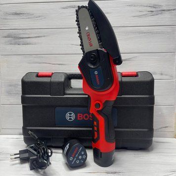 Електропила BOSCH 12 800W 2 акумулятори шина 4 дюйми NaDoMaxx-BOSCH12 800W  фото