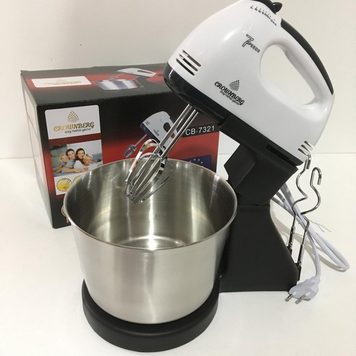 Миксер Crownberg Cb-7321 С Металлической Чашей 300Вт 7 Скоростей Wimpeksik-CB7321 фото