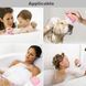 Силіконова масажна мочалка щітка з дозатором Silicone Massage Bath Brush, ассорти