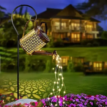 Садовый светильник на солнечной батарее "Лейка" 80см, Fairy lamp OptDropTopD-НФ9080 фото