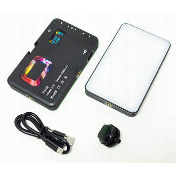Селфи вспышка ADDWING VL-1158 RGB 8W 2700-6500K/ 2000MA Kmt5TopD-786410 фото