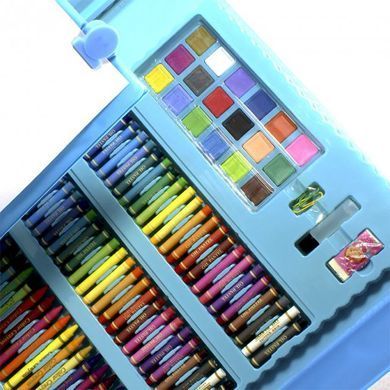 Набор для рисования с мольбертом Art Set 208 предметов Синий 00000038 фото