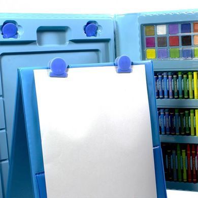 Набор для рисования с мольбертом Art Set 208 предметов Синий 00000038 фото