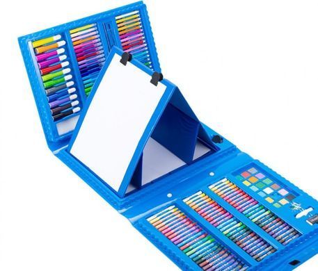 Набор для рисования с мольбертом Art Set 208 предметов Синий 00000038 фото