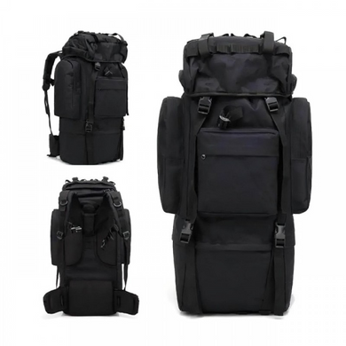 Рюкзак Тактичний A21 black 70L Matrix7kmTopD-00008310 фото