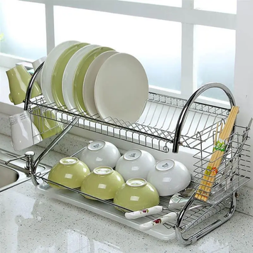 Стійка для зберігання посуду kitchen storage rack, сушарка для посуду OptDropTopD-pr000963 фото