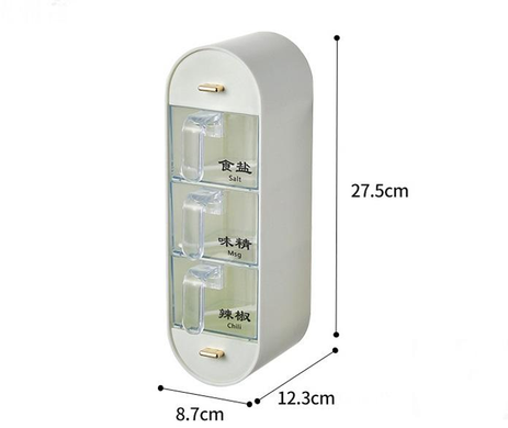 Підвісний органайзер для круп та спецій Spice organizer Білий Matriksiki-00008764 фото