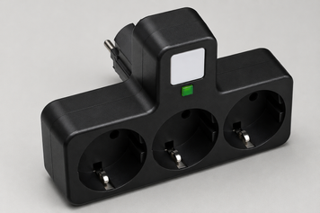 Мережевий фільтр з підсвічуванням 3 розетки, 2500Вт (2хUSB + Type-C) / Мережевий трійник / Адаптер в розетку OptDropTopD-2054384 фото