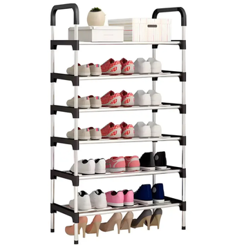 Полиця для взуття на 6 ярусів Shoe rack XL-855 AndoptTopD-3167 фото