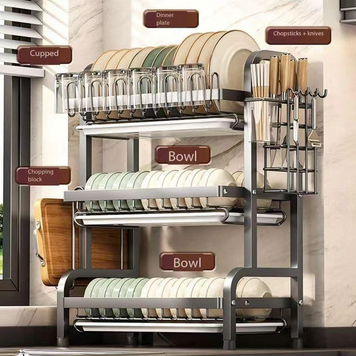 Cушилка Dish rack для посуды на кухне | Стойка для сушки 205-4214 фото