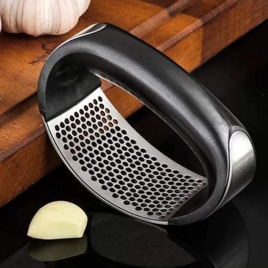 Прес для часнику, подрібнювач Garlic Press з нержавіючої сталі 00000249 фото
