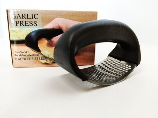 Прес для часнику, подрібнювач Garlic Press з нержавіючої сталі 00000249 фото