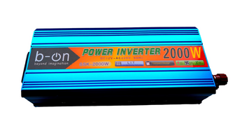 Автомобільний перетворювач ssk 12V-220V, потужністю 2000W Grant-8255 фото