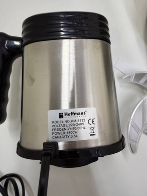 Металевий подрібнювач Hoffmans 3,5L 1800W HM-8832 MagnitoptTopD-11226 фото